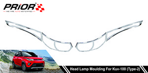 Head Lamp Moulding for Kuv-100 (Type-2) 2018-Onwards Model (Set of 2 Pcs.)