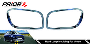 Head Lamp Moulding for Venue (Type-1) 2005-Onwards Model (Set of 2 Pcs.)