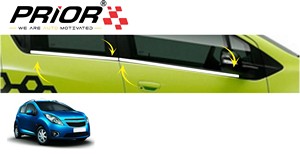 Window Garnish Cover for Beat (Type-1) 2010-Onwards Model (Set of 4 Pcs.)
