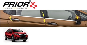 Window Garnish Cover for WR-V (Type-1) 2015-Onwards Model (Set of 4 Pcs.)