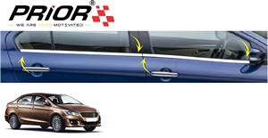 Window Garnish Cover for Ciaz (Type-1) 2015-Onwards Model (Set of 4 Pcs.)