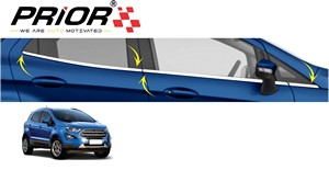Window Garnish Cover for ECOSPORT (Type-1) 2012-Onwards Model (Set of 4 Pcs.)
