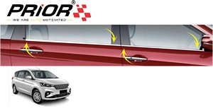 Window Garnish Cover for Ertiga (Type-2) 2018-Onwards Model (Set of 8 Pcs.)