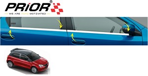 Window Garnish Cover for Etios Liva (Type-1) 2010-Onwards Model (Set of 4 Pcs.)