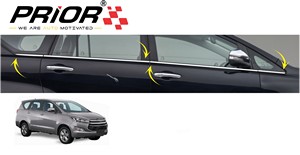 Window Garnish Cover for Innova Crysta (Type-1) 2015-Onwards Model (Set of 8 Pcs.)
