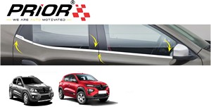 Window Garnish Cover for Kwid (Type-1,2) 2015-Onwards Model (Set of 6 Pcs.)
