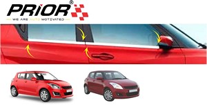 Window Garnish Cover for Swift (Type-2,3) 2012-2017 Model (Set of 4 Pcs.)