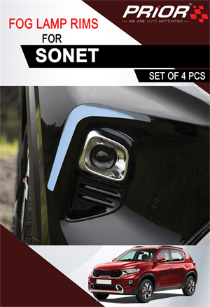 Chrome Fog Lamp Rim for SONET 2020-Onwards Model (set of 2 pcs.) (T-1)