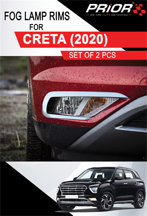 Fog Lamp Rim for CRETA(2020-onwards) (Set of 2 pcs)