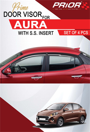 Door Visor (with S.S. insert) for AURA | PRIOR